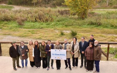 La Via Blava Anoia impulsa un nou eix de turisme sostenible a la prov&iacute;ncia de Barcelona