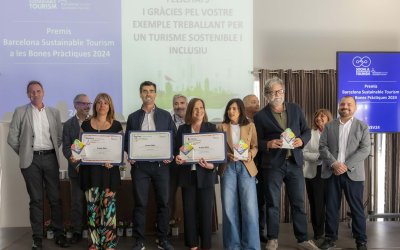 Barcelona recognises companies committed to sustainability in the 8th edition of the Barcelona Sustainable Tourism Awards for Best Practices
