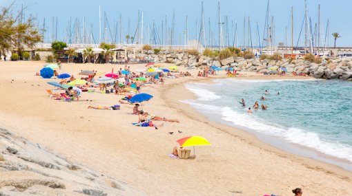 Platja de les Barques de Sant Andreu de Llavaneres